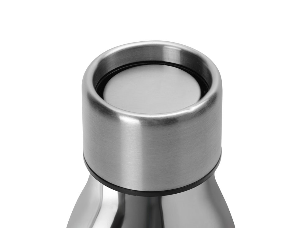 Вакуумная герметичная термобутылка Fuse с 360° крышкой, серебристый, 500 мл