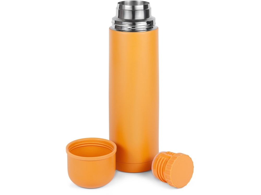 Термос Relaxika 101 (1 литр), желтый (без лого)