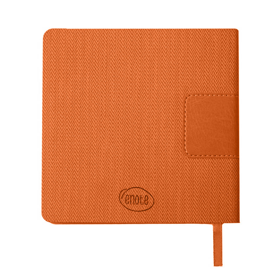 Ежедневник недатированный Scotty, А5-,  оранжевый, кремовый блок, без обреза