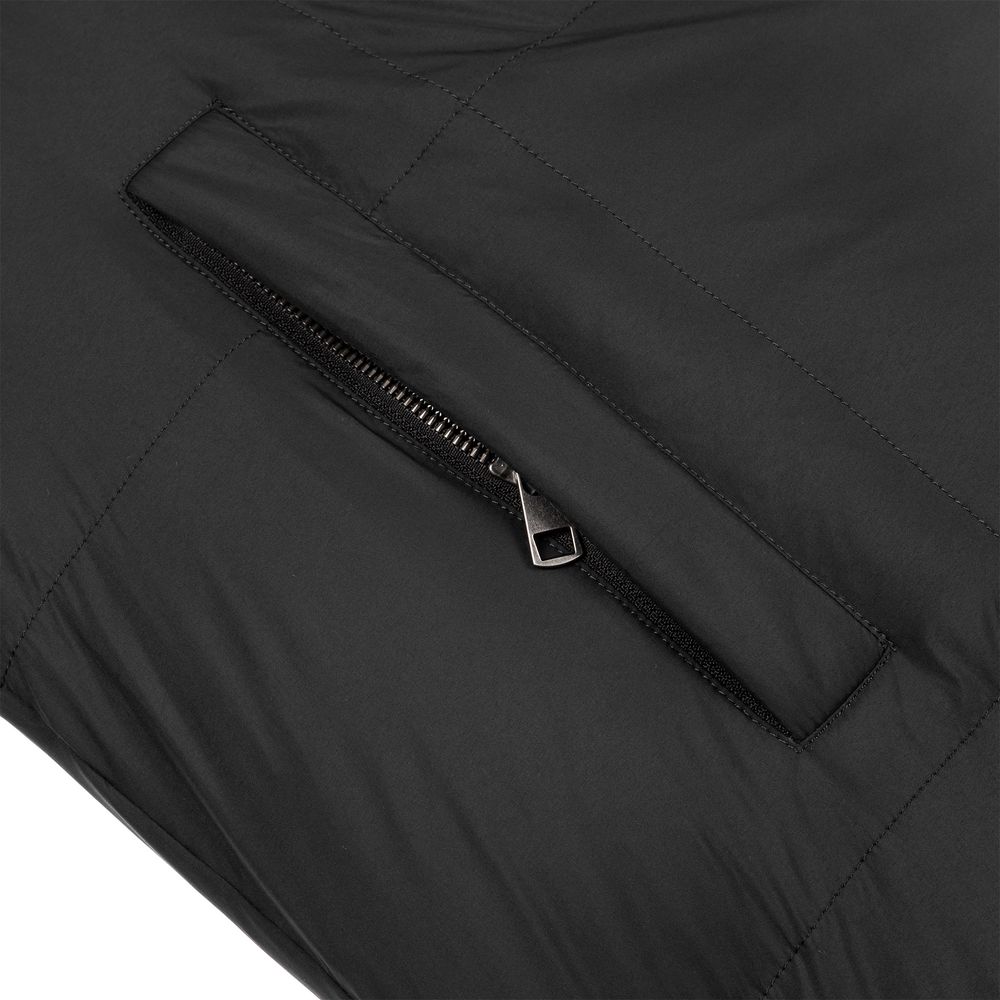 Пуховик унисекс Kapsula, черный Пуховик унисекс Kapsula, черный