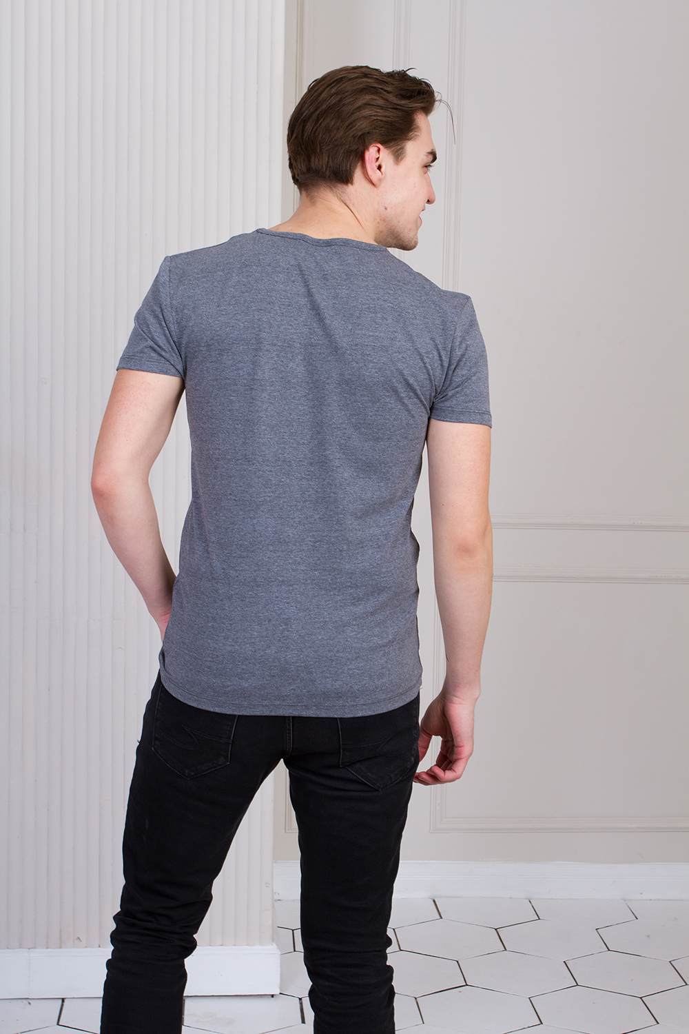 Футболка мужская STAN хлопок/эластан 180, 37