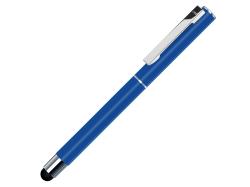 Ручка металлическая стилус-роллер STRAIGHT SI R TOUCH, средне-синий