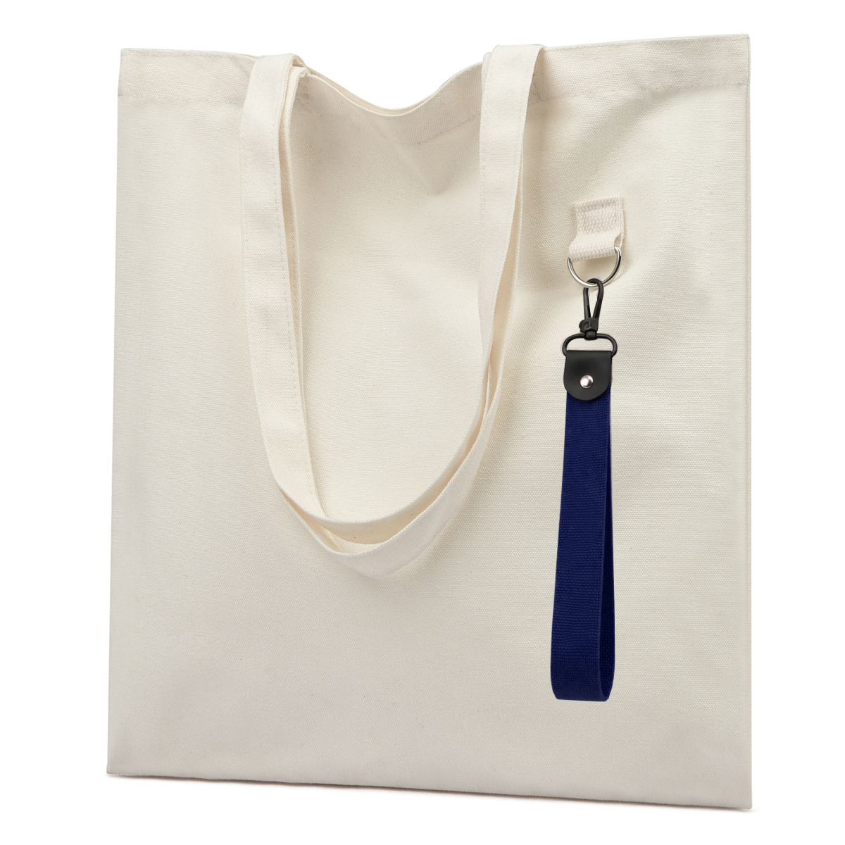 Сумка для покупок LUMISSA 325 г/м² с ремувкой, натуральный/тёмно-синий