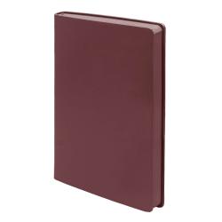 Бизнес-блокнот LADY, формат А5, бордовый, блок в клетку