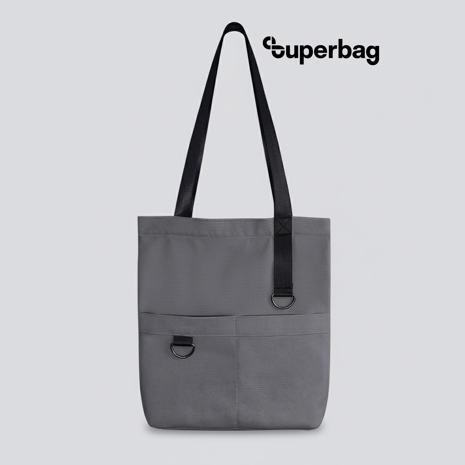 Шоппер Superbag ZIP (серый) Шоппер Superbag ZIP (серый)