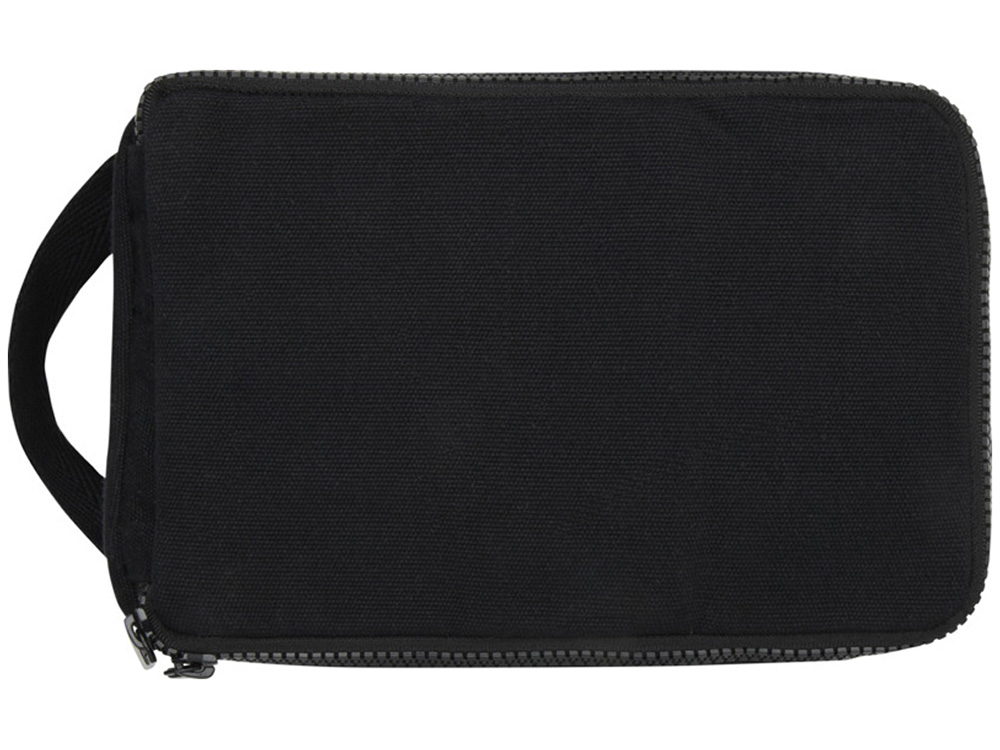 Органайзер для туалетных принадлежностей из переработанного материала Pack 500 г/м² Aware™ - сплошной черный