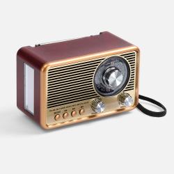 Bluetooth-колонка с радио Listenberg, коричневая Bluetooth-колонка с радио Listenberg, коричневая