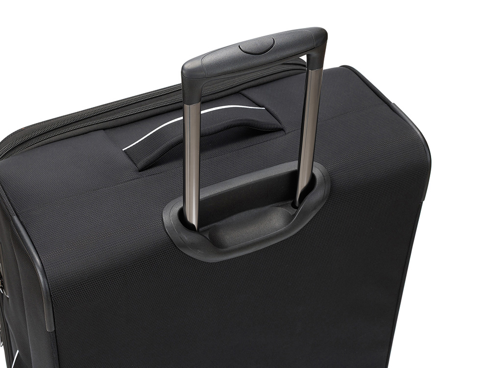 Чемодан TORBER НЕРО, чёрный, переработанный ПЭТ, 48 х 28 х 79 см, 90 л Чемодан TORBER НЕРО, чёрный, переработанный ПЭТ, 48 х 28 х 79 см, 90 л