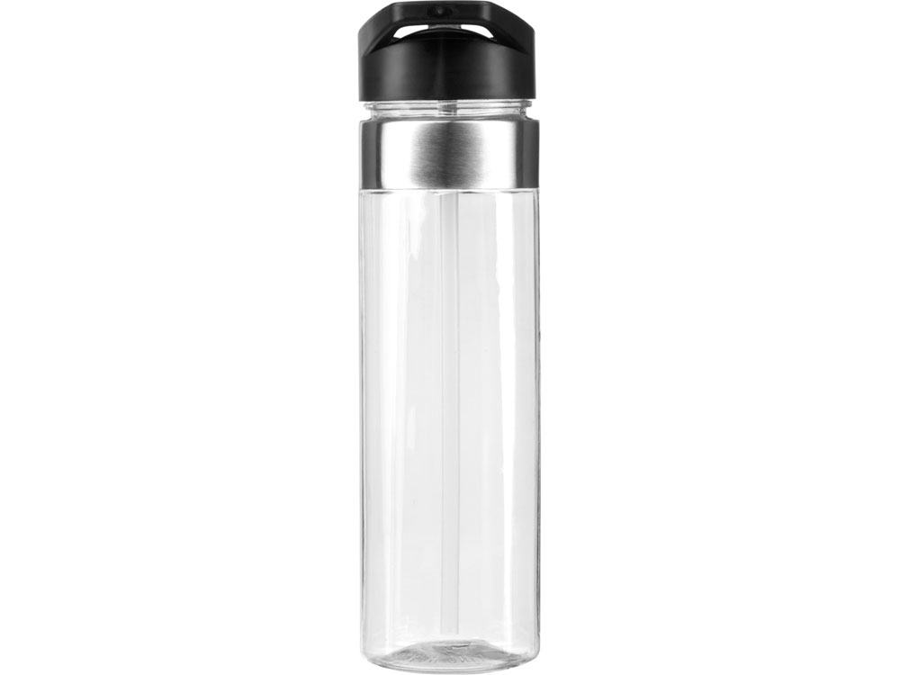 Бутылка для воды Pallant , тритан, 700мл, прозрачный/черный Бутылка для воды Pallant , тритан, 700мл, прозрачный/черный