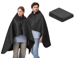 Пончо Cappy с капюшоном на липучке в мешке, черный Пончо Cappy с капюшоном на липучке в мешке, черный
