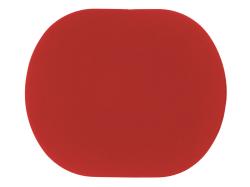 ПАТЧ ОВАЛ soft-touch (красный) 6,0 х 5,0 см