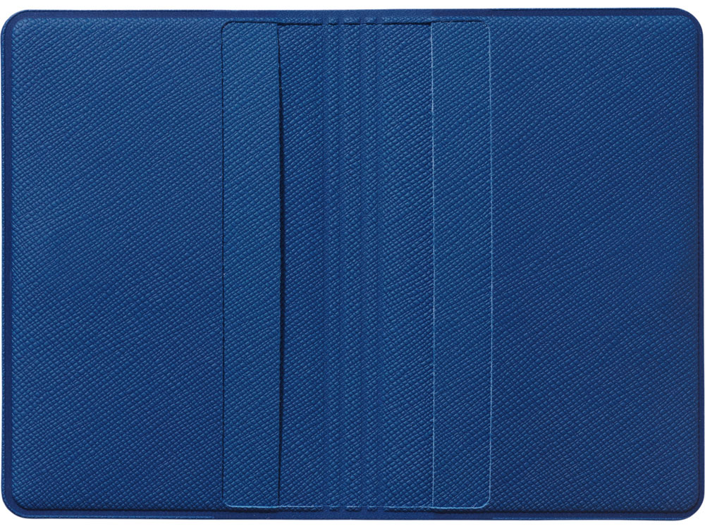 Футляр-книжка на 4-е карты с RFID Favor, синий