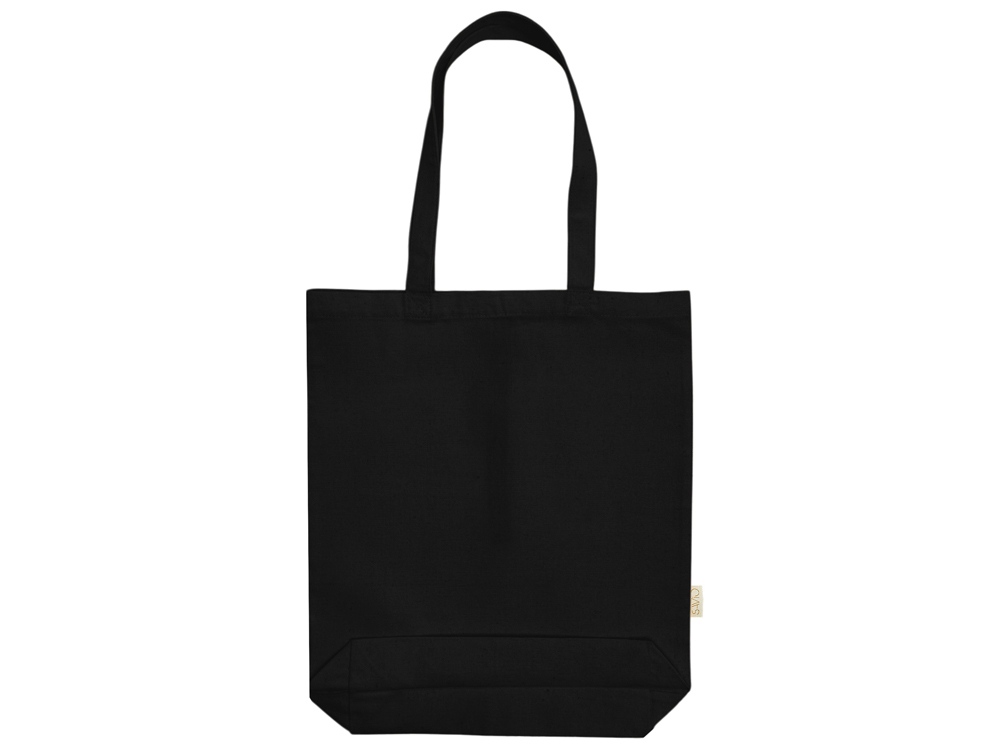 Сумка Fixy из переработанного хлопка с фиксирующей эластичной лентой, черный