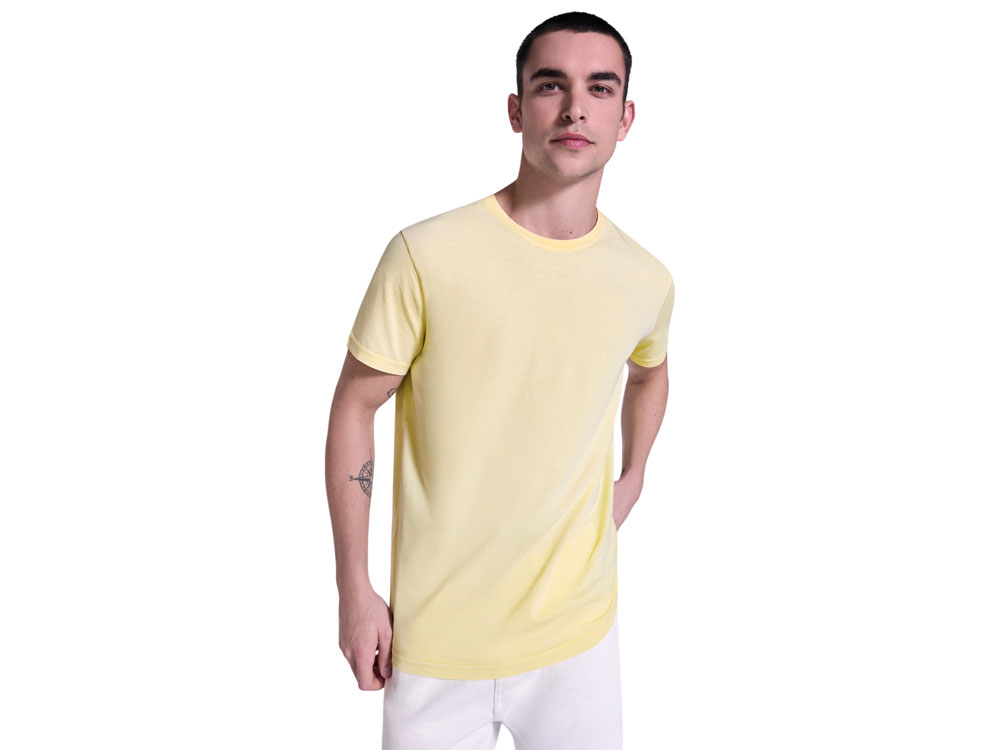 Футболка Corgi мужская, солнечно-желтый выстиранный WASHED