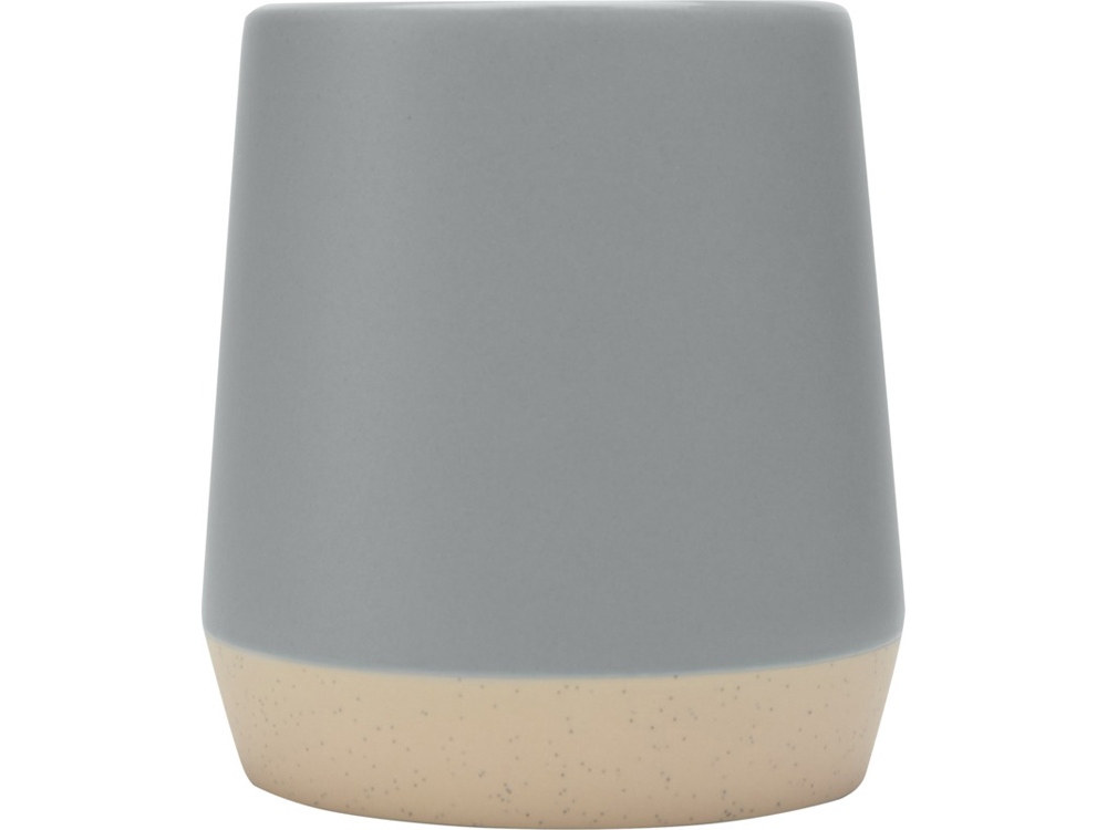 Dolce керамическая кружка объемом 300 мл с матовой отделкой, серый