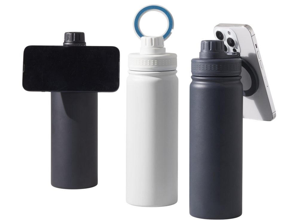 Вакуумная термобутылка с magsafe-держателем INSIDER, 600 мл, белый