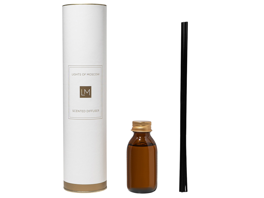 Ароматический диффузор с палочками, черный перец и амбра, нероли, 100 мл (без лого LM)