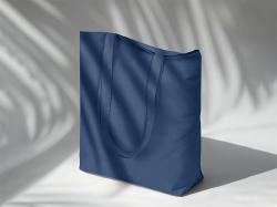 Сумка для шопинга Carryme 140 хлопковая, 140 г/м2, нейви