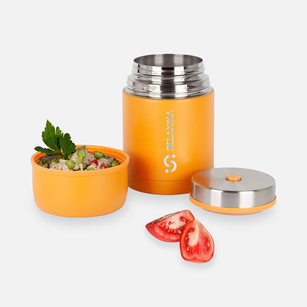 Термос для еды Relaxika 700, желтый
