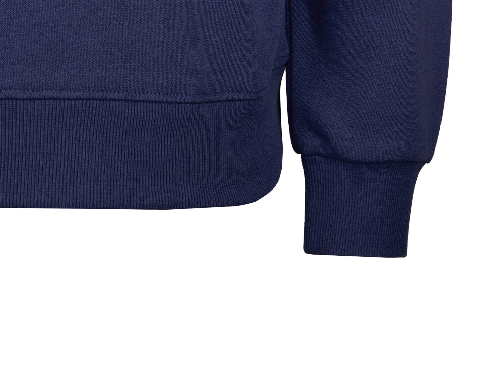 Толстовка с капюшоном оверсайз Lisbon унисекс, темно-синий