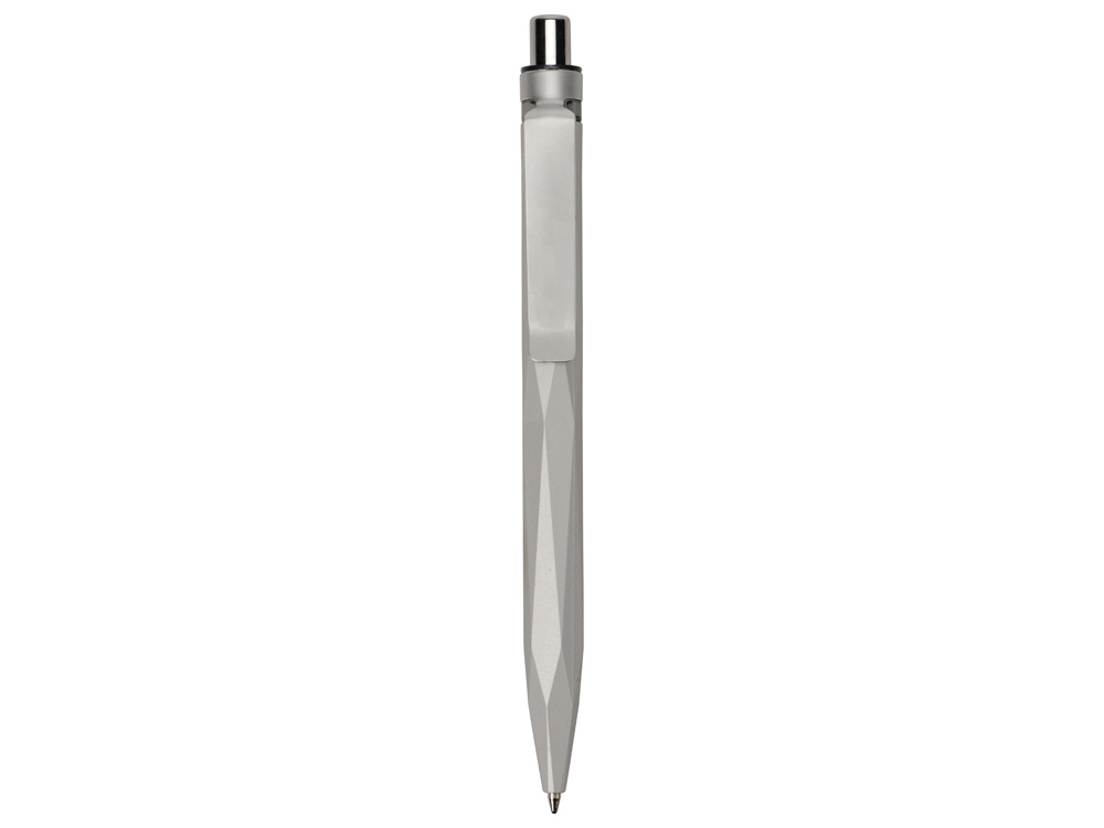 Ручка пластиковая c минералами шариковая Prodir QS20 PQS-C Stone, серебряный