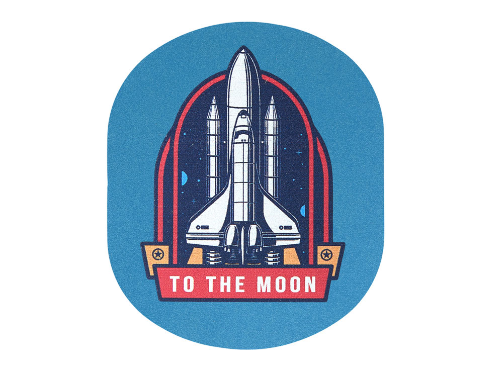 ПАТЧ ОВАЛ nubuk (голубой) 6,0 х 5,0 см