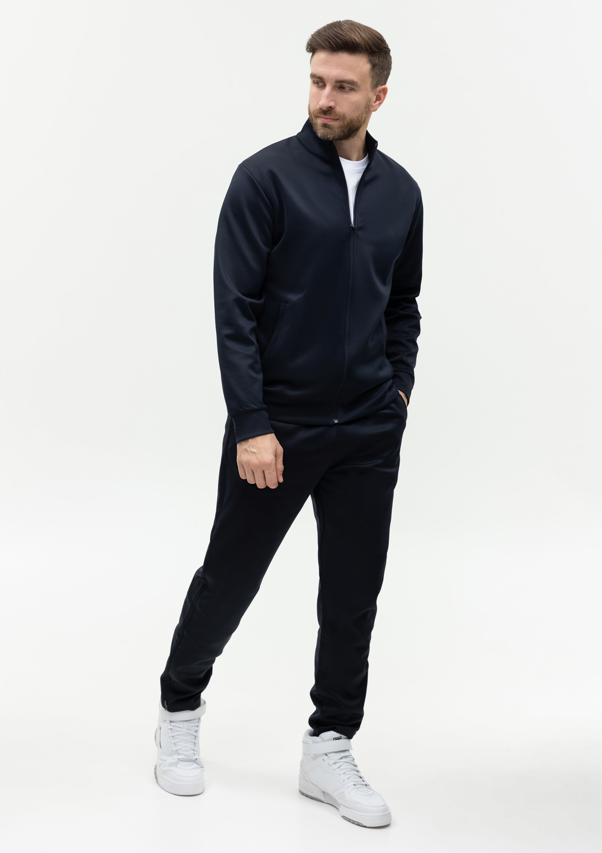 Толстовка мужская STAN на молнии полиэстер 260, 95