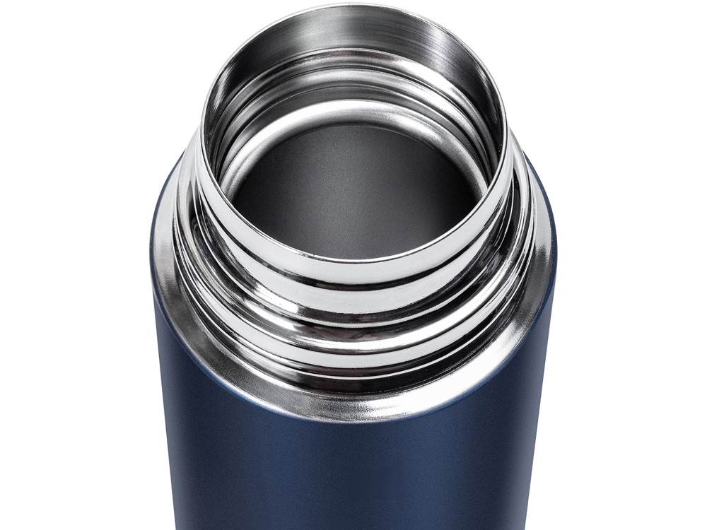 Термос Relaxika 101 (0,35 литра), темно-синий (без лого)