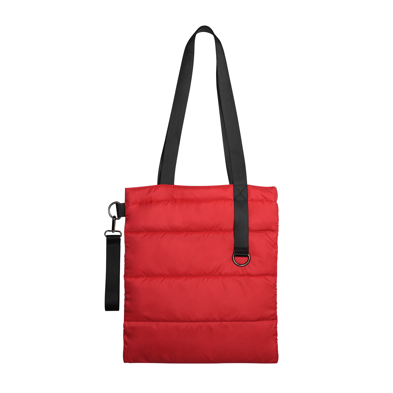 Шоппер Superbag Bubble, с кнопкой (красный с черным)