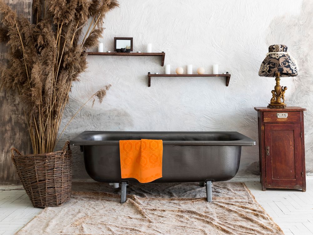 Полотенце Velin, большое, оранжевое Полотенце Velin, большое, оранжевое