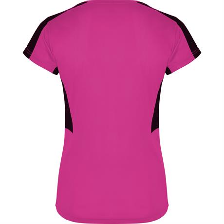 Спортивная футболка SUZUKA женская, ФУКСИЯ/ЧЕРНЫЙ 2XL