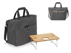 Набор для пикника Fabar сумка-холодильник и бамбуковый столик на ножках
