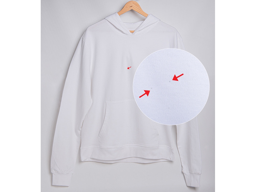 Худи Warsaw, футтер 230гр XS, белый Худи Warsaw, футтер 230гр XS, белый