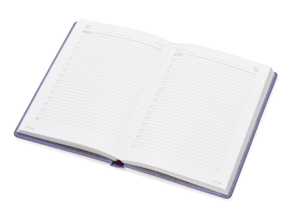 Ежедневник недатированный А5 Velvet, сиреневый Ежедневник недатированный А5 Velvet, сиреневый