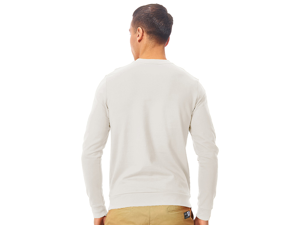 Свитшот Motion унисекс с начесом, белый Свитшот Motion унисекс с начесом, белый