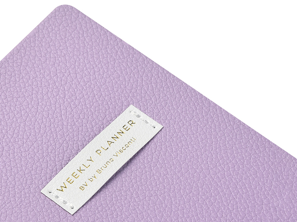 Еженедельник недатированный А6 Zefirс нашивкой, сиреневый Еженедельник недатированный А6 Zefirс нашивкой, сиреневый