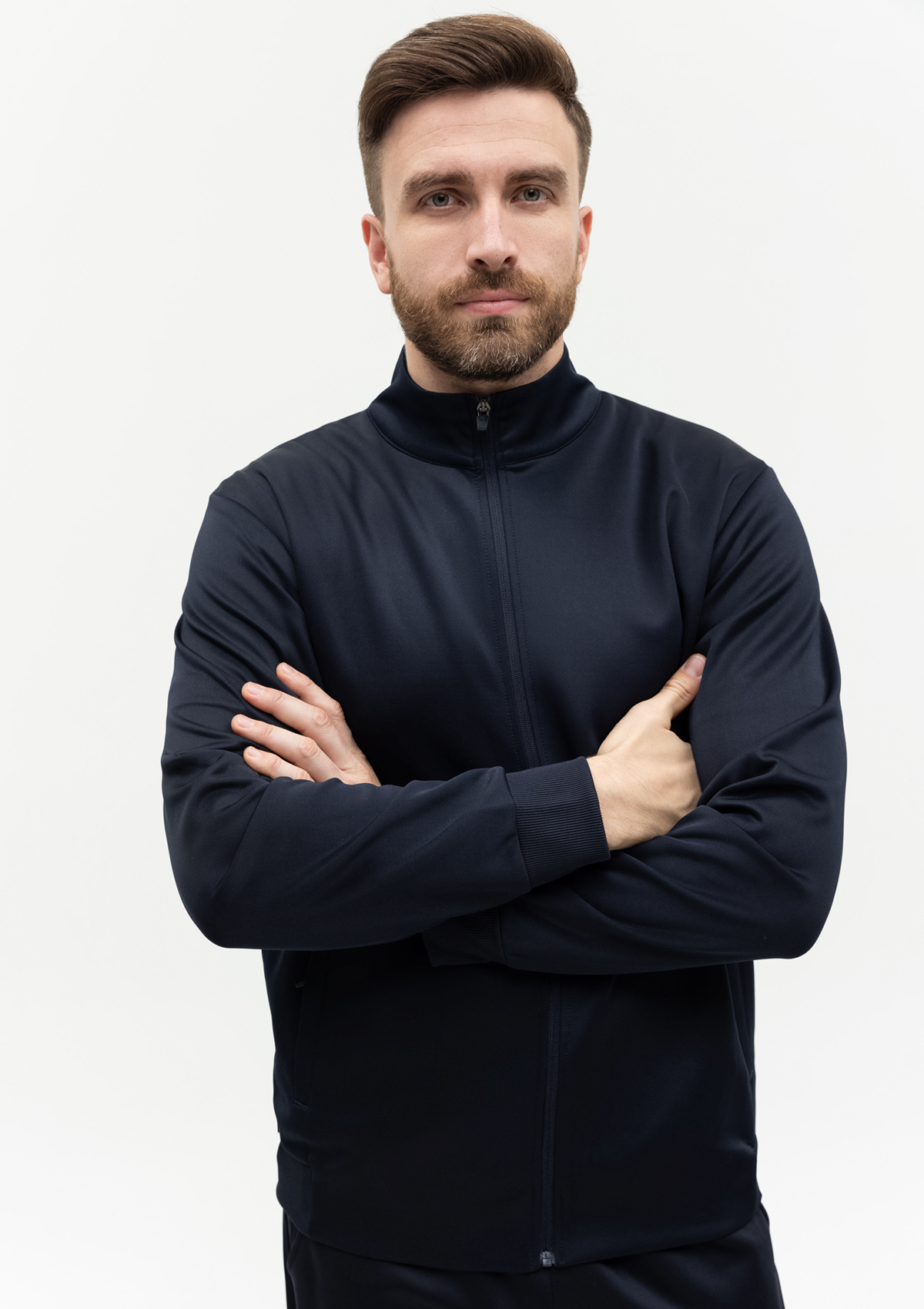 Толстовка мужская STAN на молнии полиэстер 260, 95