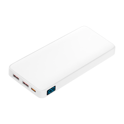 Внешний аккумулятор с подсветкой Анкор Плюс PD (Ancor PD Plus) 10000 mAh, белый
