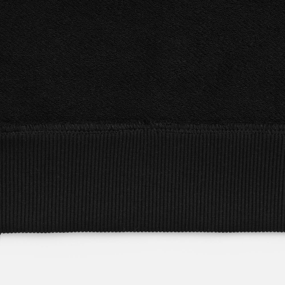 Худи унисекс оверсайз Songo, черное Худи унисекс оверсайз Songo, черное