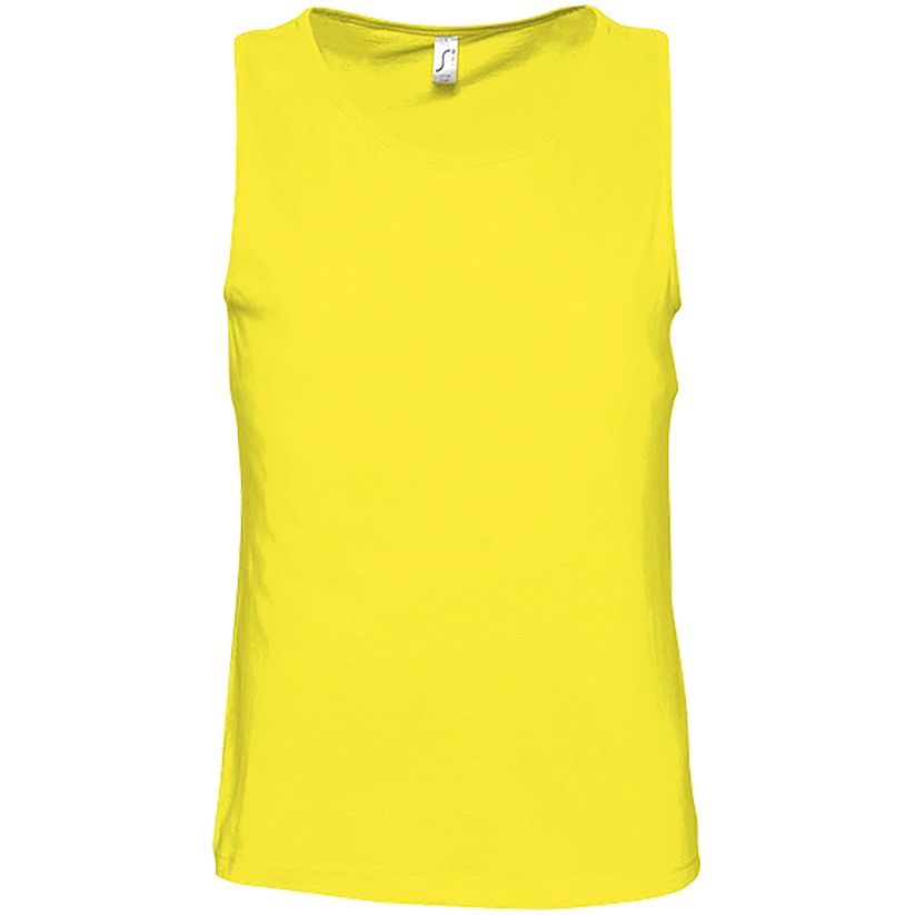 Майка мужская Justin 150, желтая (лимонная) Майка мужская Justin 150, желтая (лимонная)
