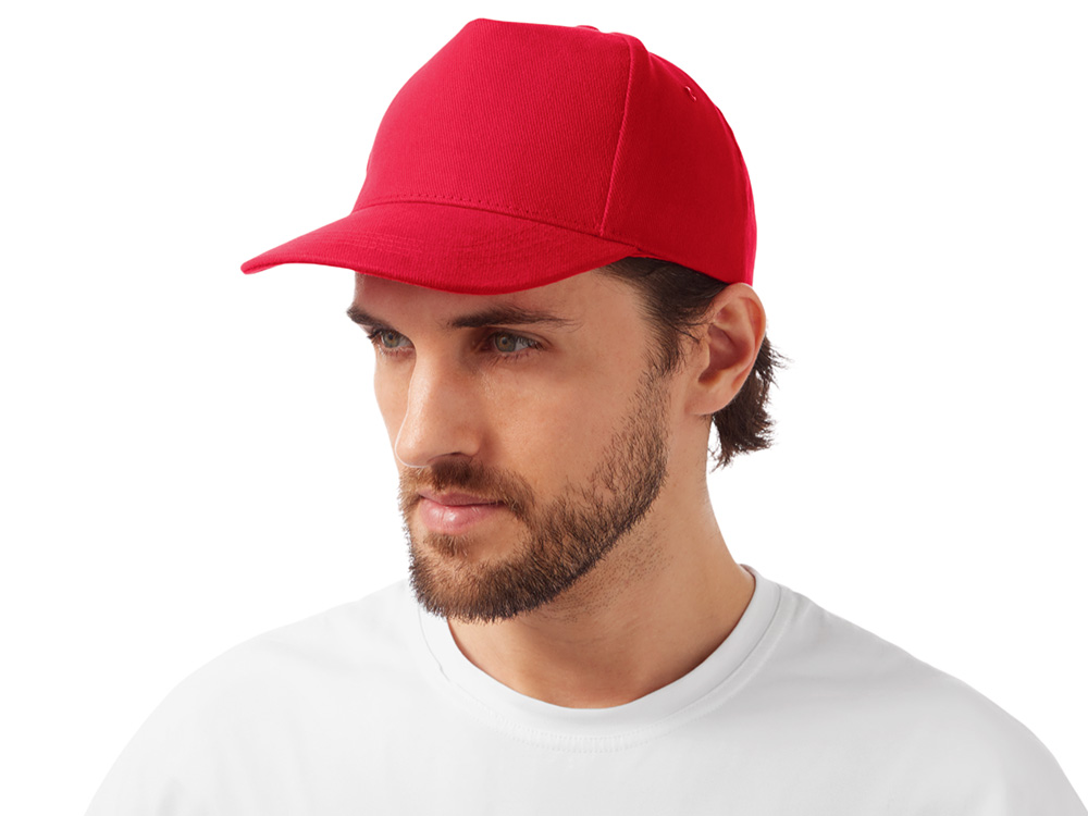 Бейсболка Florida 350 5-панельная, красный