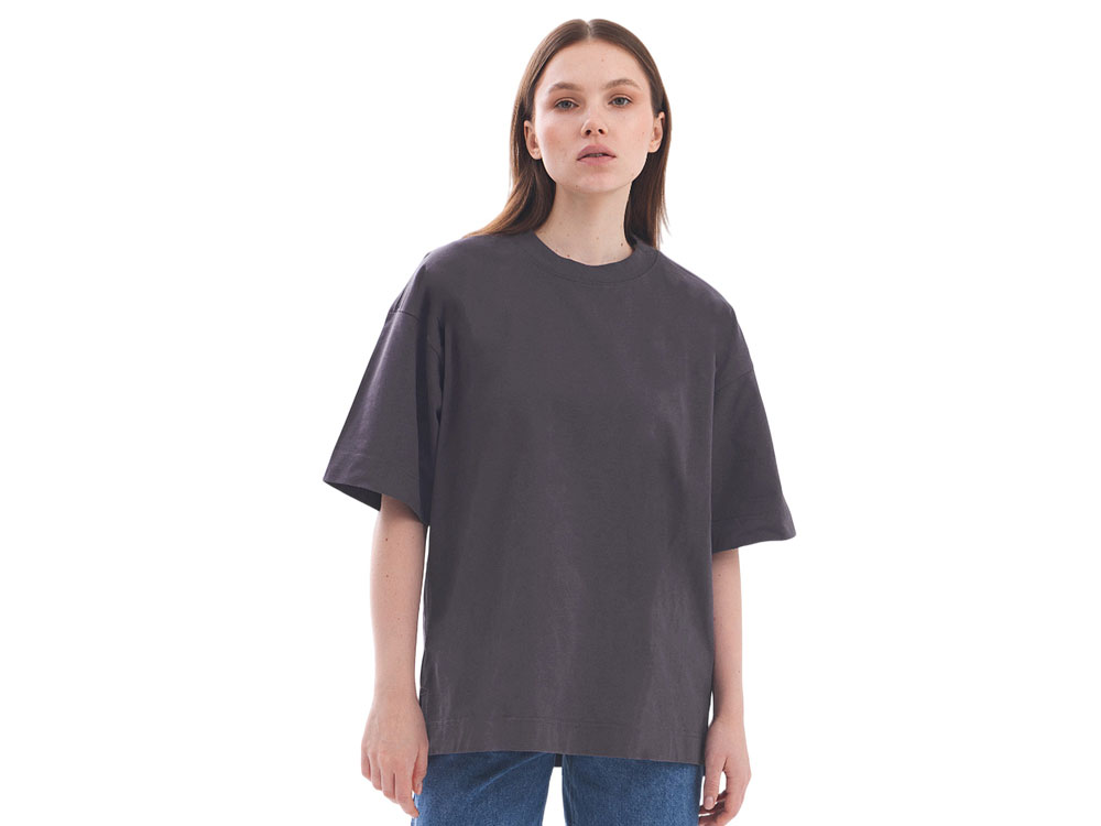 Футболка оверсайз Beta.01 унисекс, темно-серый