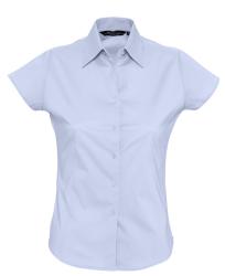 Рубашка женская с коротким рукавом Excess, голубая