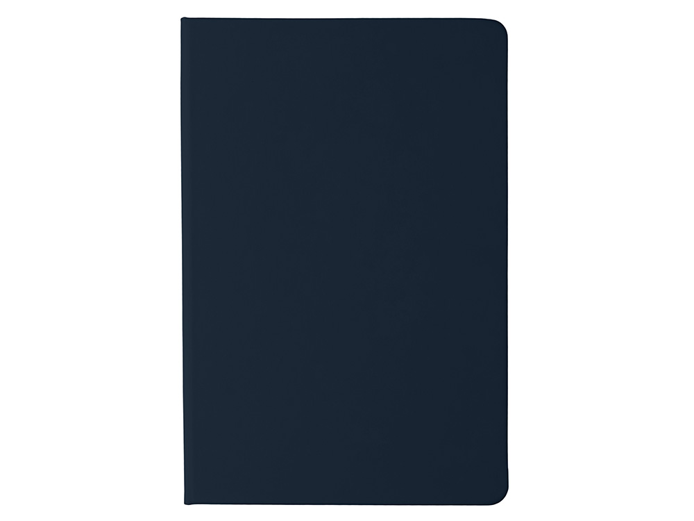 Блокнот в твердой обложке A5 Виспи в клетку, темно-синий Блокнот в твердой обложке A5 Виспи в клетку, темно-синий