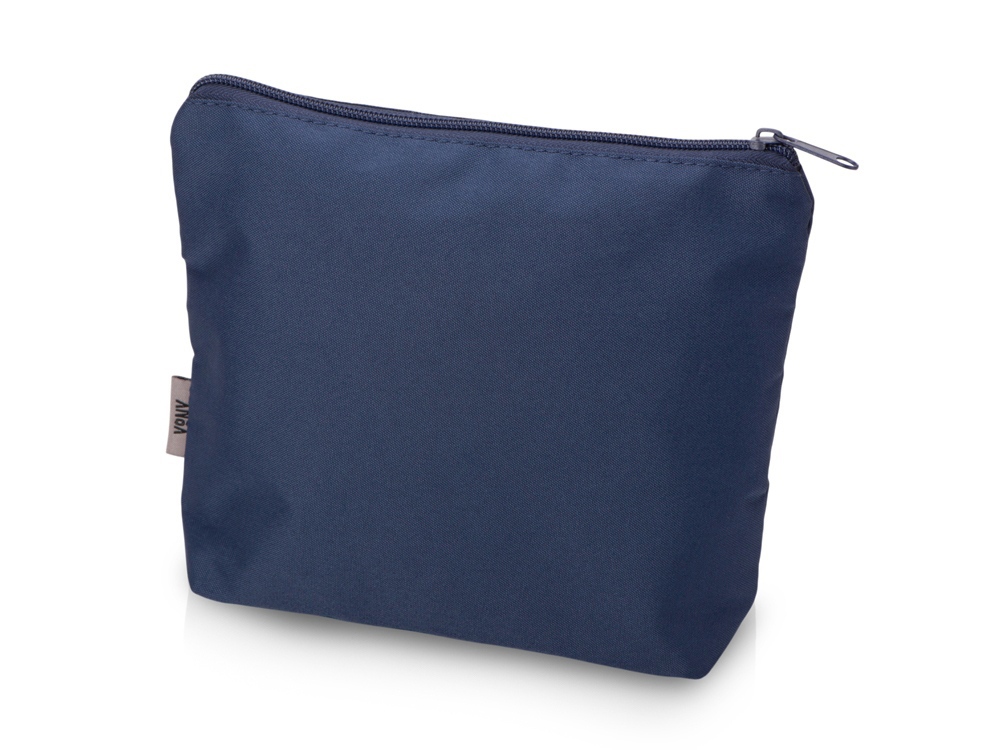 Органайзер для электроники и проводов Amalia из полиэстера 300D с подкладкой, темно-синий