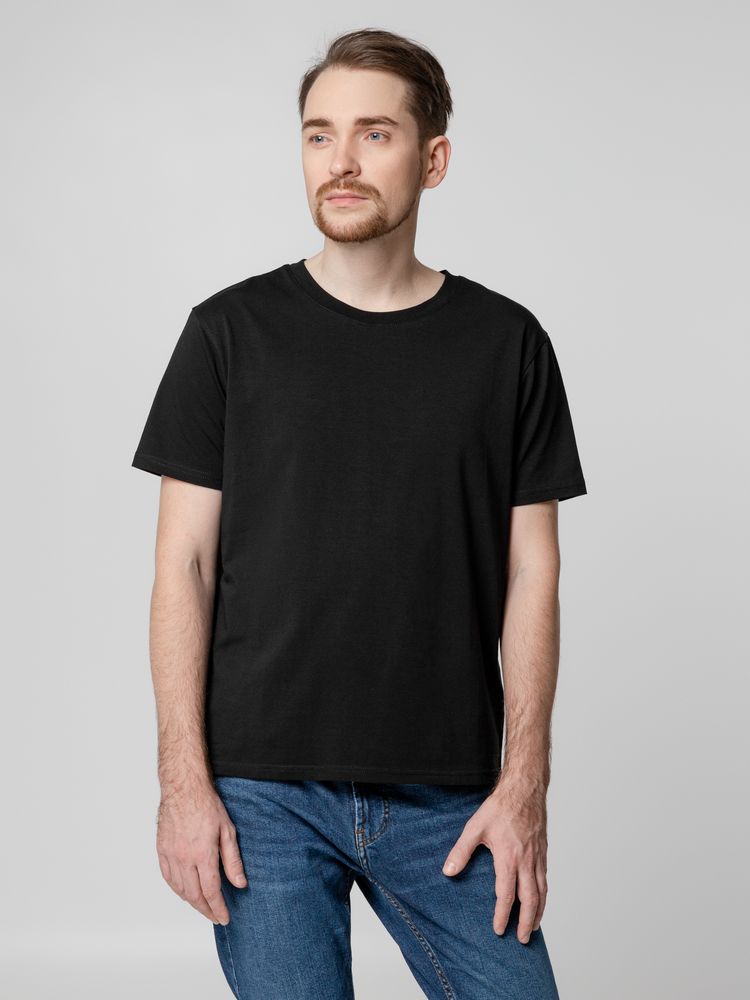 Футболка унисекс Tervu, черная Футболка унисекс Tervu, черная