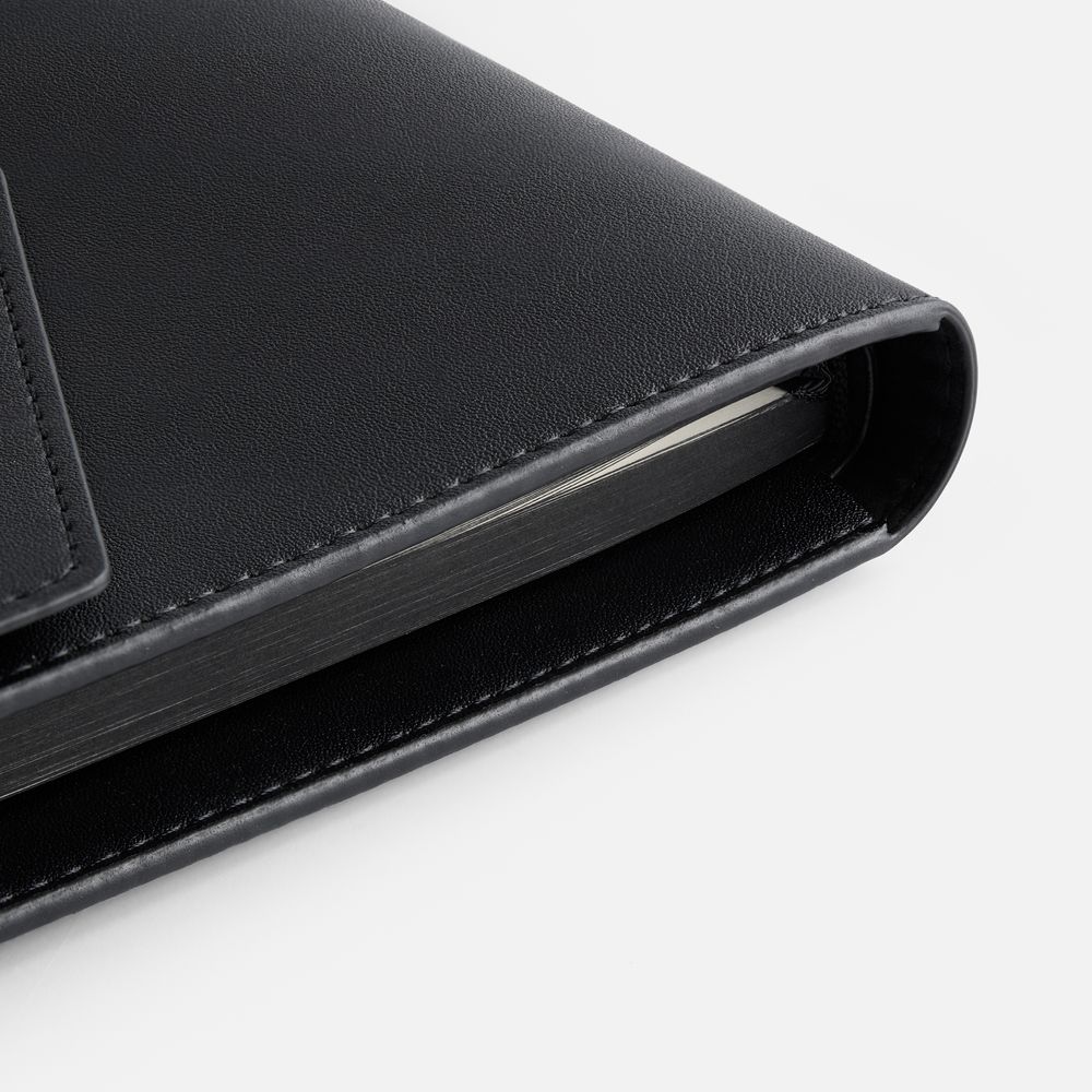 Ежедневник-органайзер Clean Slate, недатированный, черный