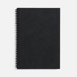 Ежедневник Notera Maxi, недатированный, черный