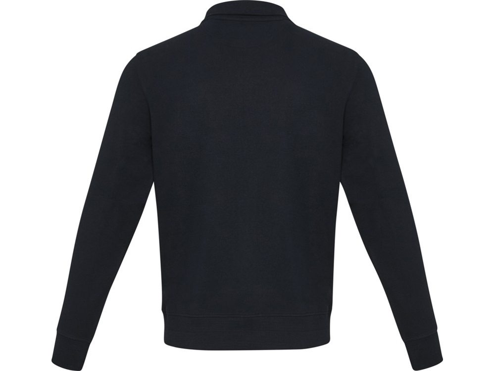 Tin унисекс-свитер с молнией на четверть из переработанных материалов Aware™ - Темно - синий