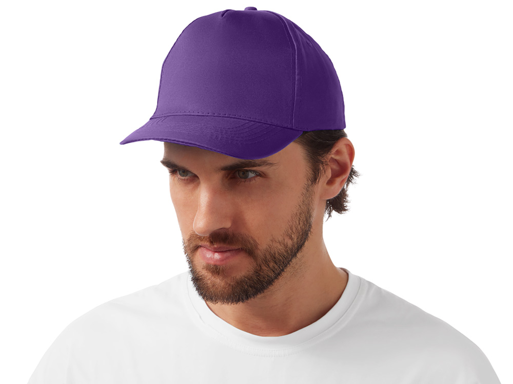 Бейсболка Poly 5-ти панельная 120гр, фиолетовый